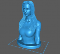 Woman Bust Decoration Figure by Stigern, Download free STL model