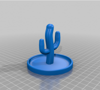 STL file Cactus Ring Holder 🌵・Design to download and 3D print・Cults