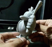 STL file pokemon Canarticho farfetch'd 🐉・3D printable design to