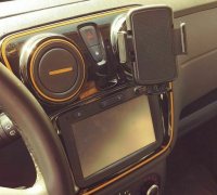 STL file Dacia Jogger 2022+ Sandero III Sandero Stepway III 2021+ Phone  Holder for Media Display Medianav MN4 📞・3D printing idea to download・Cults