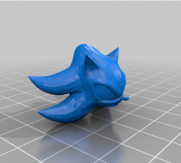 Shadow - Sonic the Hedgehog 2 Fanart 3D Print Model in Animals