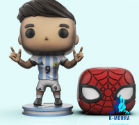 STL file FUNKO POP MESSI 🗺️・Model to download and 3D print・Cults