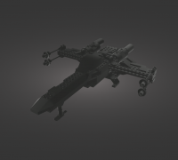 STL file X-Wing (Star Wars) /Stand/Display/Exhibitor/Stand/Stand/Base 🚀・3D  printable model to download・Cults