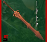 Dark Sword Dark Souls 3 STL Digital Model 3D Print Cosplay 