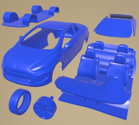 Free STL file coyote mini holder for Peugeot 308 🚙・3D printer