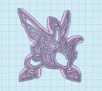 STL file AMAZING POKEMON palkia COOKIE CUTTER STAMP CAKE DECORATING 🐉・3D  print model to download・Cults