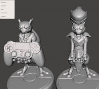 STL file Mew and Mewtwo - Pokemon Quest 8-BITS 🐉・3D printable model to  download・Cults