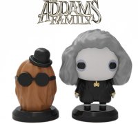 STL file WEDNESDAY ADDAMS - MERLINA - FUNKO POP 🧛・3D printable model to  download・Cults