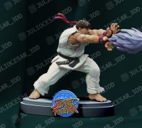 Ken and Ryu Street Fighter - STL 3D print files