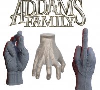 STL file Thing Hand Addams Family ✋・3D printer design to
