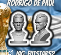 STL file Rodrigo De Paul - Funko pop selected argentina 🇦🇷・3D printable  model to download・Cults