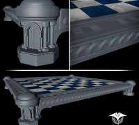STL file HARRY POTTER MAGNETIZED CHESS - BASE ONLY・3D printer design to  download・Cults