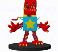 Pixel Papercraft - Boxy boo (project playtime)