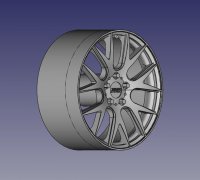 Replacement wheels for Burago 1:24 models by dantech, Download free STL  model