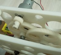 3D printed high torque gearbox - Worm gearbox - Electric hoist 3D