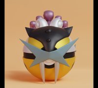 Raikou Pokemon Figure Low Poly Raikou 3D Printed Legendary 