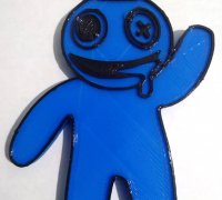 3D file Blue Rainbow Friends Roblox Game 🌈・3D printable model to  download・Cults