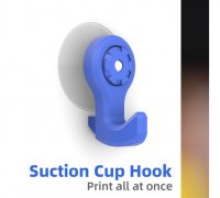 suction cup hook 3D Models to Print - yeggi