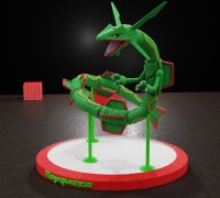 STL file Rayquaza 🐉・Template to download and 3D print・Cults