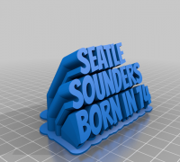 Free STL file Seattle Seahawks・3D printer design to download・Cults