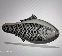 fishing lure 3 with gills and larger body by 3D Models to Print
