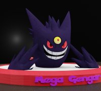 Mega Gengar Shiny - 3D model by Rashky (@rashky) [53e915e]