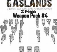 STL file Gaslands weapons plus 🔫・3D printable model to download・Cults
