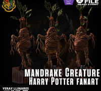 Mandragore Magical Creatures - Harry Potter