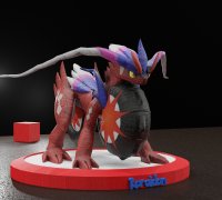 Pokemon Miraidon 3D model 3D printable