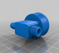 Free STL file Airbrush Compressor tankextension Adapter with PET Bottle  🍾・Object to download and to 3D print・Cults