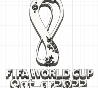 Logo FIFA World Cup Qatar 2022 3D Model by BHatem