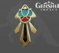 Genshin Impact Kaveh Cosplay Accessories set [3d print files]