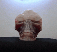 STL file Crystal Skull 🔮・3D printing model to download・Cults