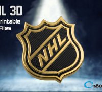 STL file NHL 3D Pendant and 3D logo 3D print model・3D printable design to  download・Cults