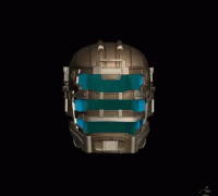 OBJ file Dead Space Engineer Lvl 3 Helmet model for 3D-Print 😵・Model to  download and 3D print・Cults