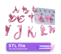 STL file ALPHABET LORE (A-Z) ALPHABET LORE ABC 🎨・3D printable