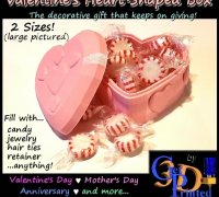 Heart Shaped Box by medyk3D, Download free STL model