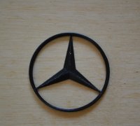 Mercedes Logo von Nathan S  Kostenloses STL-Modell herunterladen