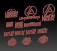 Бесплатный STL файл Логотип Linkin Park 🚩・Модель 3D-принтера для