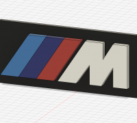 STL file BMW logo ///M E60 👽・3D printer design to download・Cults