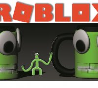 GREEN FROM RAINBOW FRIENDS - ROBLOX. ARTICULATED MONSTER. ST, 3D models  download