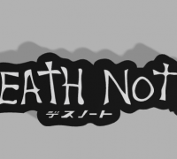 death note keychain 3D Models to Print - yeggi