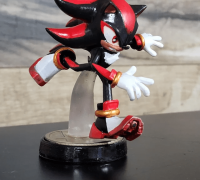 STL file Shadow the Hedgehog Sonic Figure 🦔・3D print design to  download・Cults