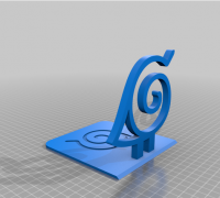Free STL file The Emblem of the Hidden Village : Symbol of Naruto Picture  🙈・3D printable design to download・Cults