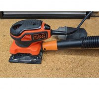 Vacuum Adapter for Black+Decker Sander by Audi, Download free STL model