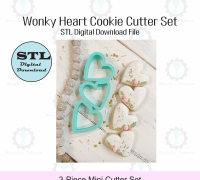 Wonky Heart Cookie Cutter