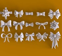 3D file Bow Ribbon relief 🏹・Model to download and 3D print・Cults