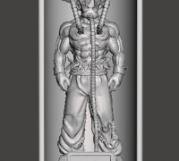 Descargar archivo STL gratis Lampara led Goku Kamehameha Lamp Dragon ball  🔦・Modelo para la impresora 3D・Cults