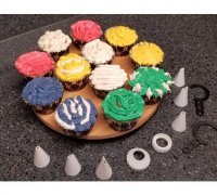 cake decorating tip 3D Models to Print - yeggi