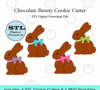 Tall Skinny Bunny Cookie Cutter Easter Cookie Cutter 3D -  Finland